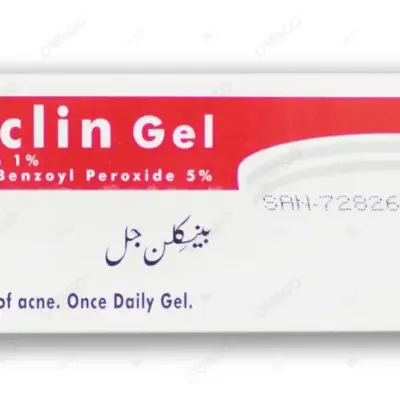 Benclin Gel 10g product for acne-prone skin care