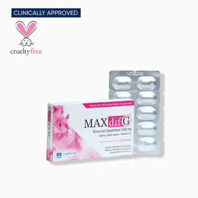 Maxdif G Tablets 500mg product for brightening and pigmentation care