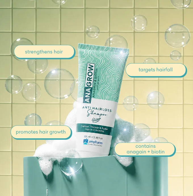 Anagrow Shampoo – original product, SkinPharm Pakistan