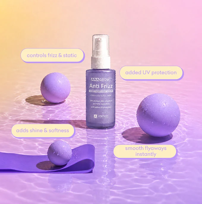 Anagrow Anti Frizz Hair Serum β original product, SkinPharm Pakistan