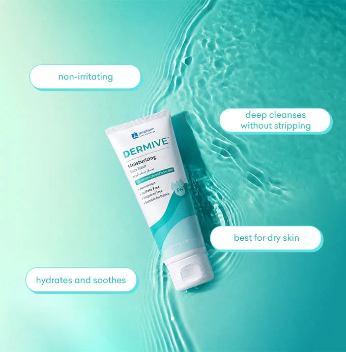 Dermive Moisturizing Wash – original product, SkinPharm Pakistan