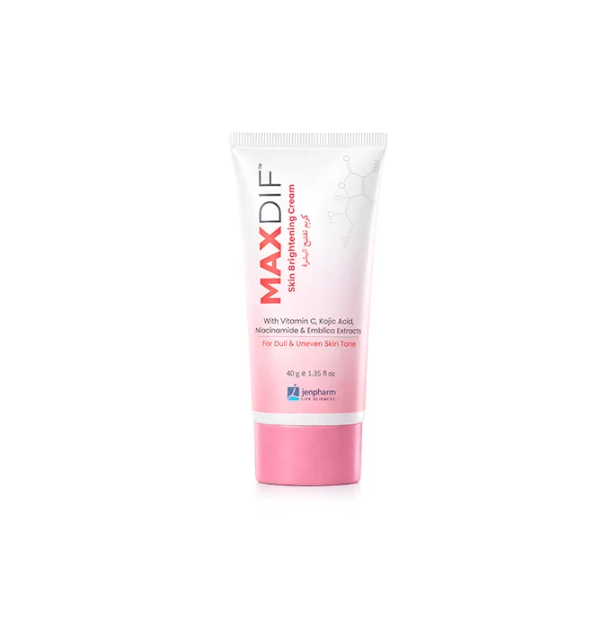 Maxdif Brightening Cream product for brightening and pigmentation care