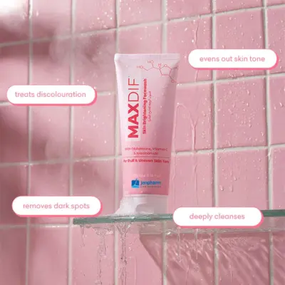 Maxdif Facewash – original product, SkinPharm Pakistan