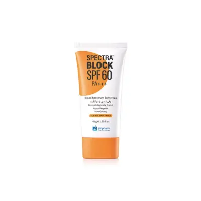 Spectra Block SPF 60 product for daily sun protection