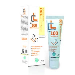 CL Derm SPF 100 Sunblock 40g product for daily sun protection