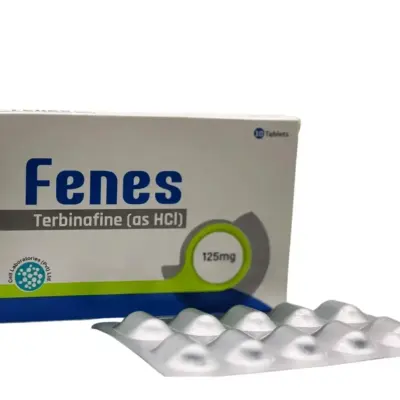 Cell Laboratories Fenes Terbinafine 125mg Tablets 10s – original product, SkinPharm Pakistan