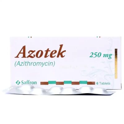 Azotek Tablets 250mg (1 Box = 1 Strip, 1 Strip = 6 Tablets) product for targeted skin and personal care