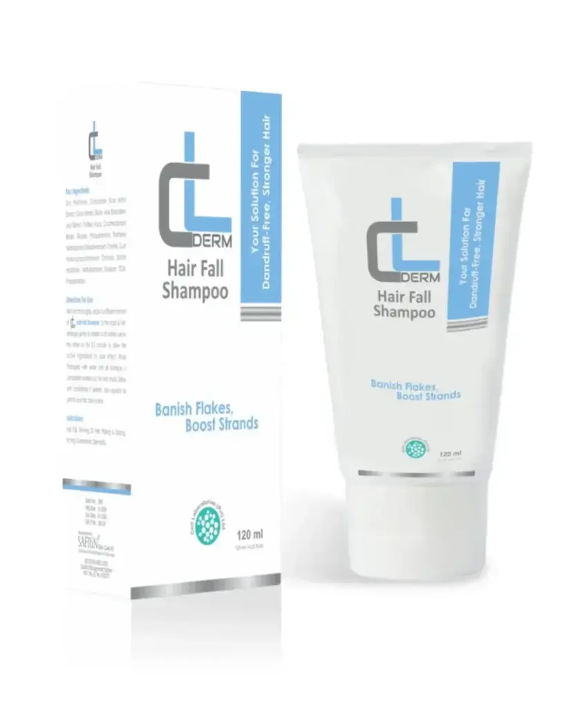 CL-Derm Anti-Hair Fall & Dandruff Control Shampoo product for dandruff and scalp care