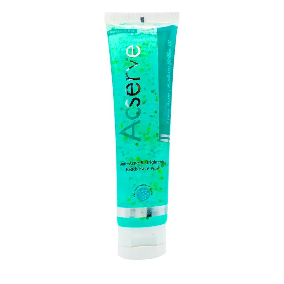 Acserve Anti Acne & Brightening Facewash 120ml - Image 2