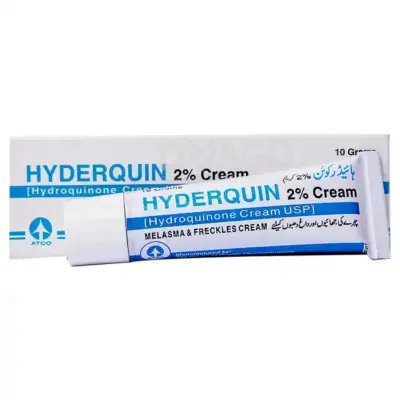 Hyderquin Cream 2% 10g product for brightening and pigmentation care