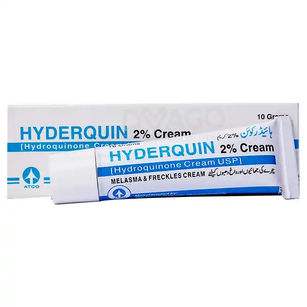 Hyderquin Cream 2% 10g product for brightening and pigmentation care